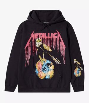 Metallica eagle black hoodie size large unisex NWOT